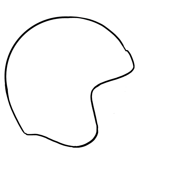 680x678 How To Draw A Football Helmet