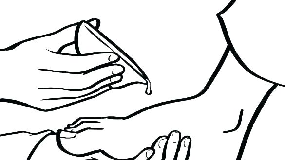585x329 Foot Coloring Pages Foot Coloring