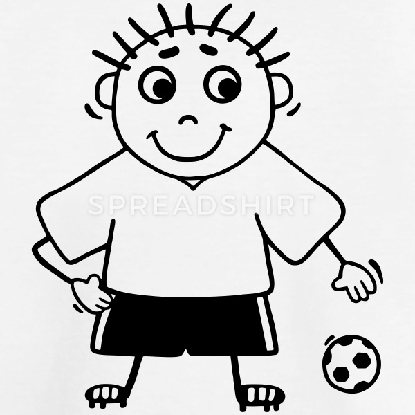 600x600 Football Player Neutral Kids' Premium T Shirt