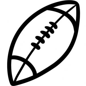 302x302 How To Draw A Football For Kids, Step