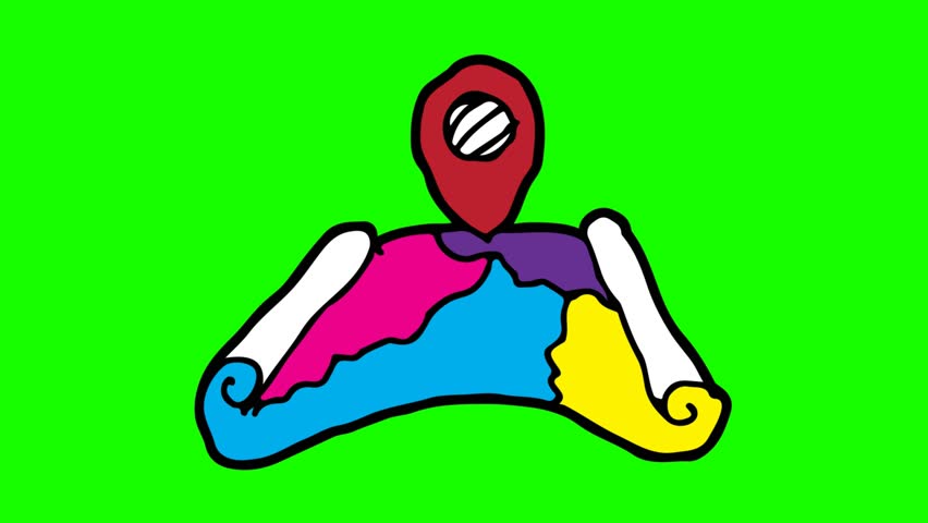 852x480 Kids Drawing Green Screen With Stock Footage Video