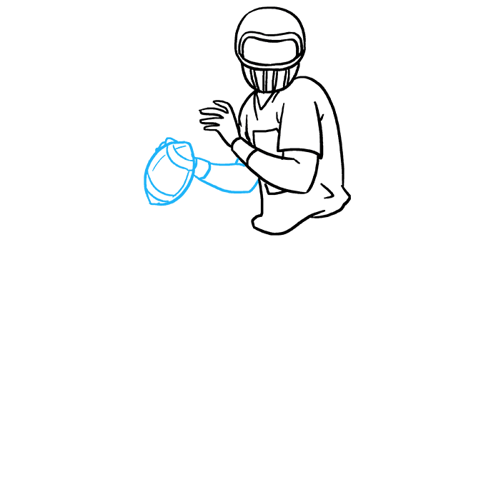 680x678 How To Draw A Football Player