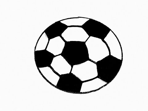 480x360 Football Drawing Step
