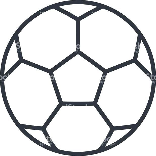 618x618 Football Drawing Stencil For Free Download