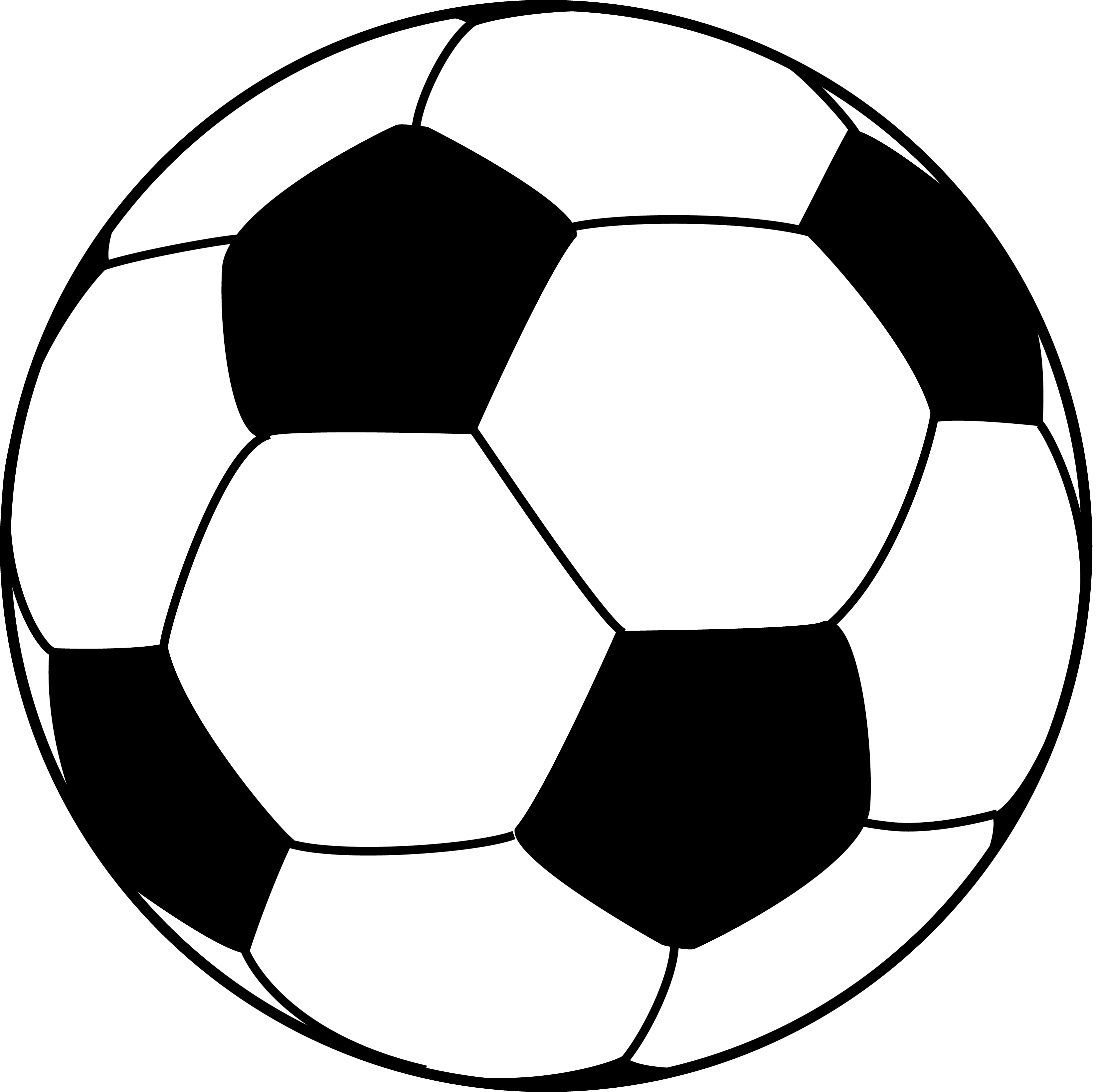3300x3283 Soccer Ball Template