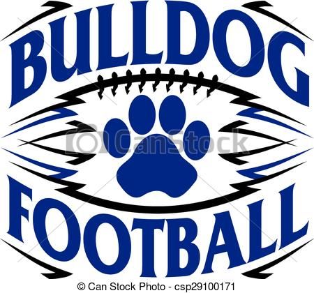 450x420 Bulldog Football Clipart Clip Art