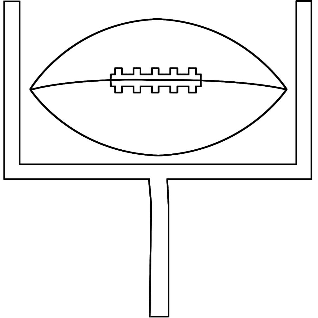 1024x1024 Football Field Coloring Pages Courtoisieng Clipart