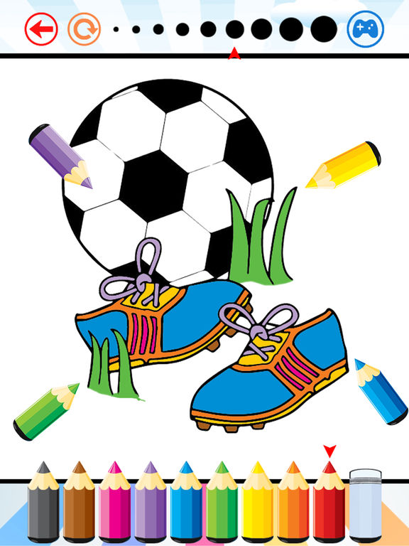 576x768 Soccer Football Coloring Book
