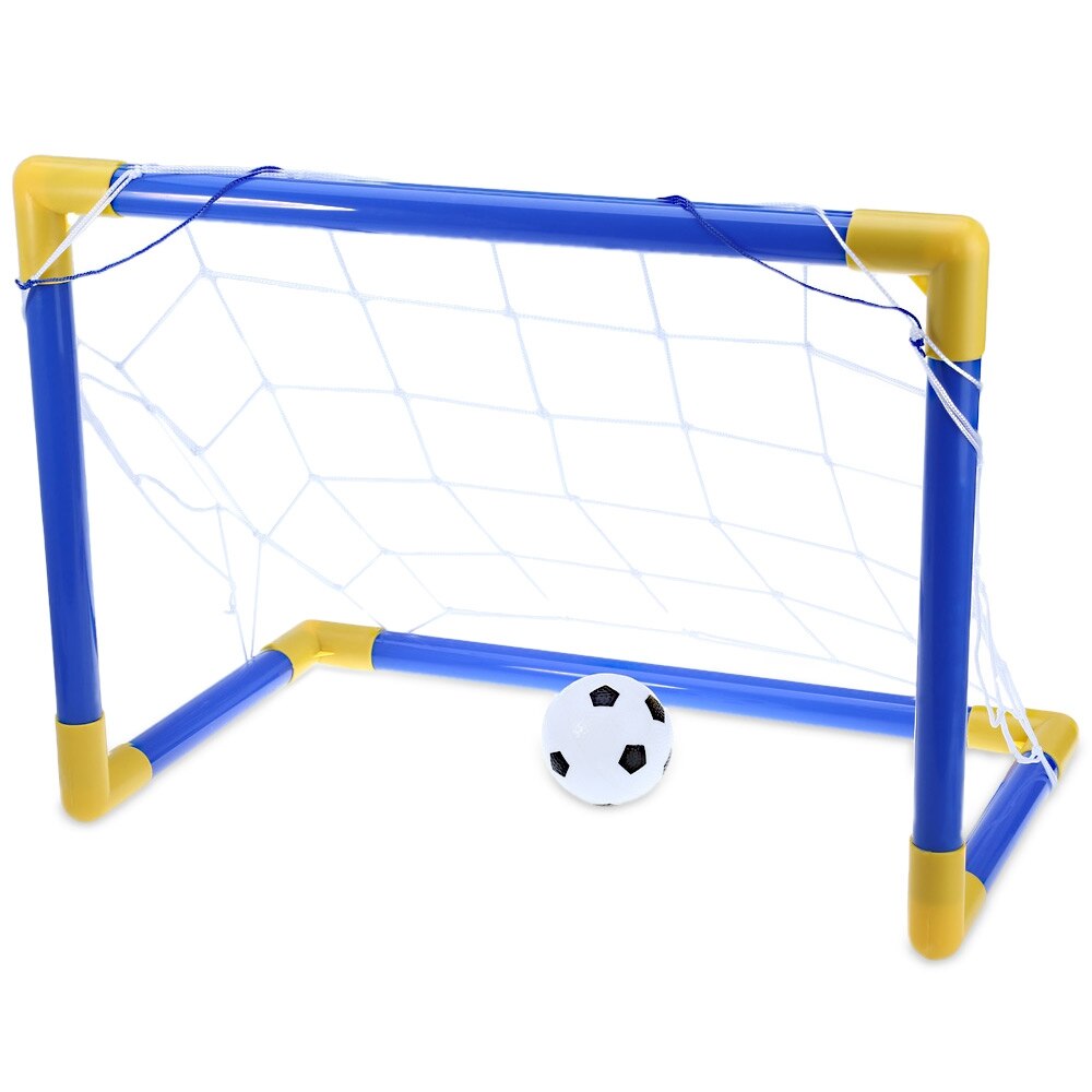 1000x1000 Mini Football Soccer Goal Post Net Set With Pump Indoor Outdoor