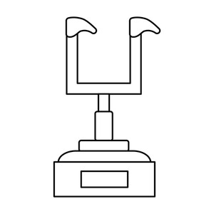 300x300 American Football Goal Post Royalty Free Illustrations