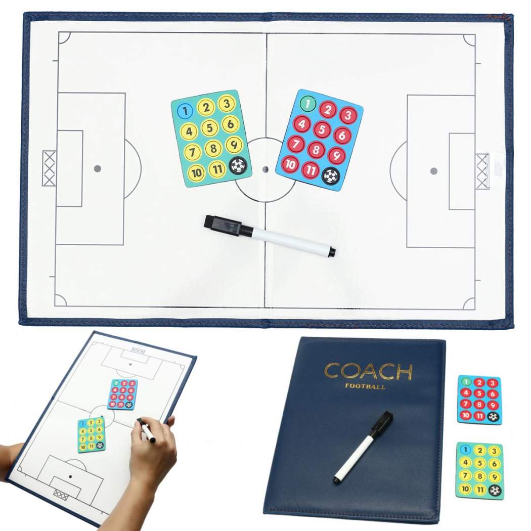 1050x1050 magnetic coaching training board tactical tactic folder soccer