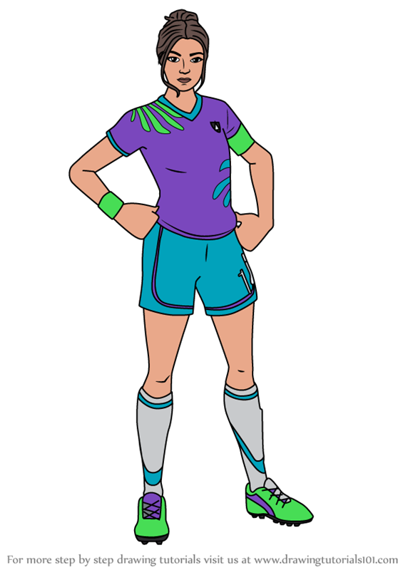 565x800 Learn How To Draw Poised Playmaker From Fortnite