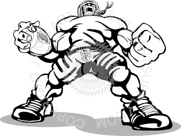 361x272 Football Player With Ball And Fist