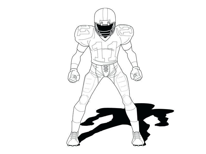 800x600 How To Draw A Football Player