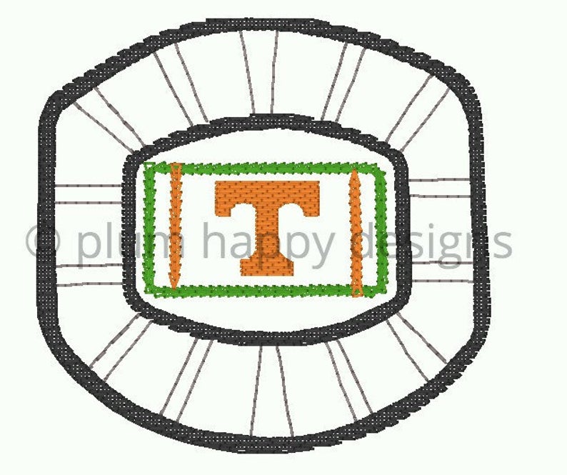 794x665 university of tennessee football stadium field go vols etsy