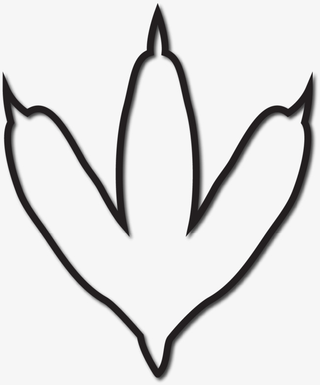 650x783 Huge Collection Of 'footprint Line Drawing' Download More Than