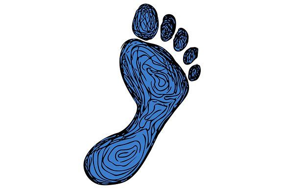 580x386 Footprint Drawing