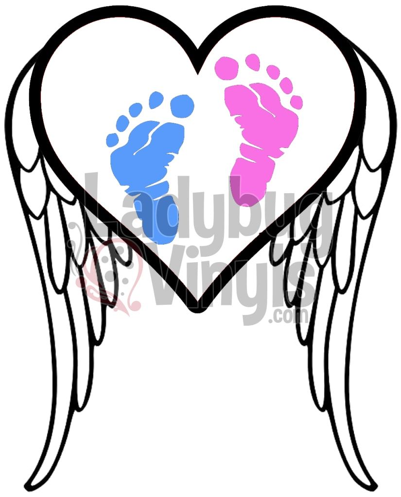 825x1024 Pregnancy And Infant Loss Awareness Footprints Ladybugvinyls