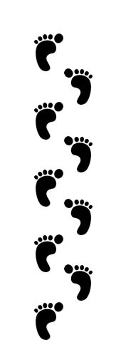 170x501 best footsteps in the sand images footsteps