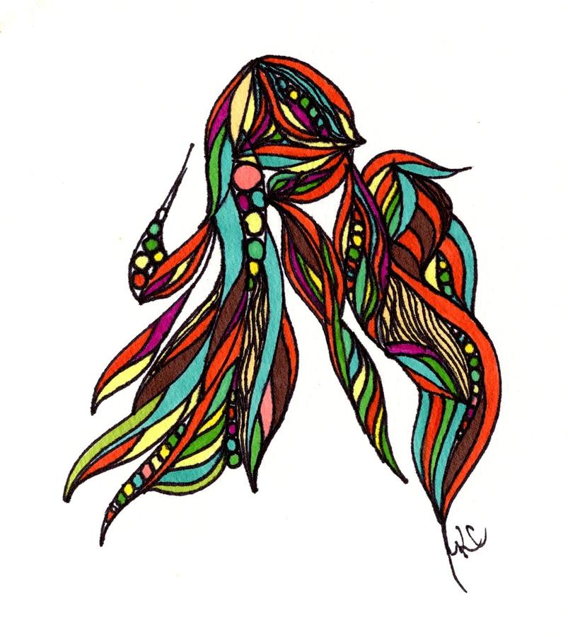 803x900 Following In Your Footsteps Drawing