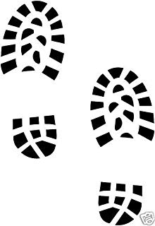 220x320 Santas Footst Father Christmas Boot Prints Vinyl Decal Sticker