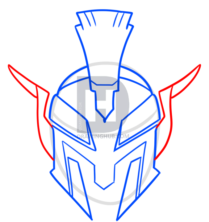 677x720 How To Draw The Sentinel Task Force From Call Of Duty, Step