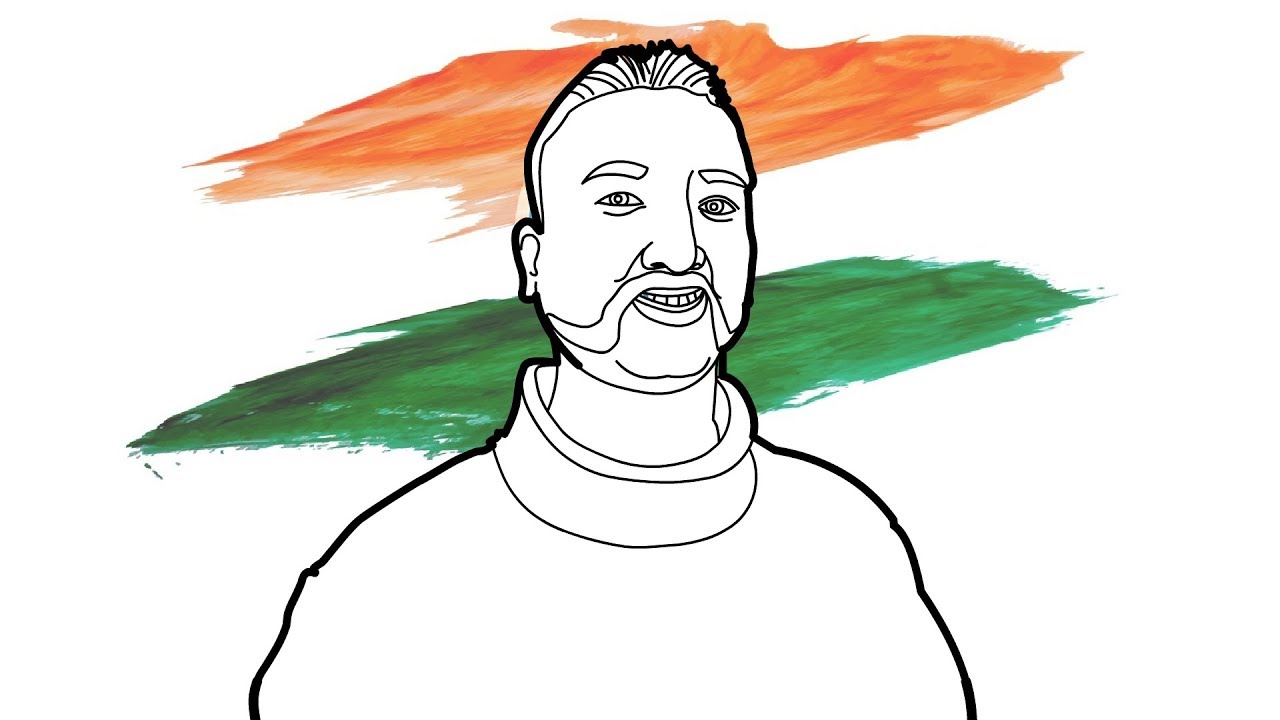 1280x720 how to draw abhinandan wing commander indian air force