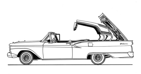 600x315 Ford Model A Drawings Fine Art America