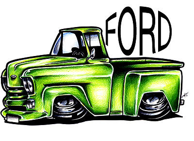 400x292 Ford Side Step Drawing
