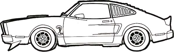 600x179 Ford Cobra Mustang Car Coloring Pages Best Place To Color