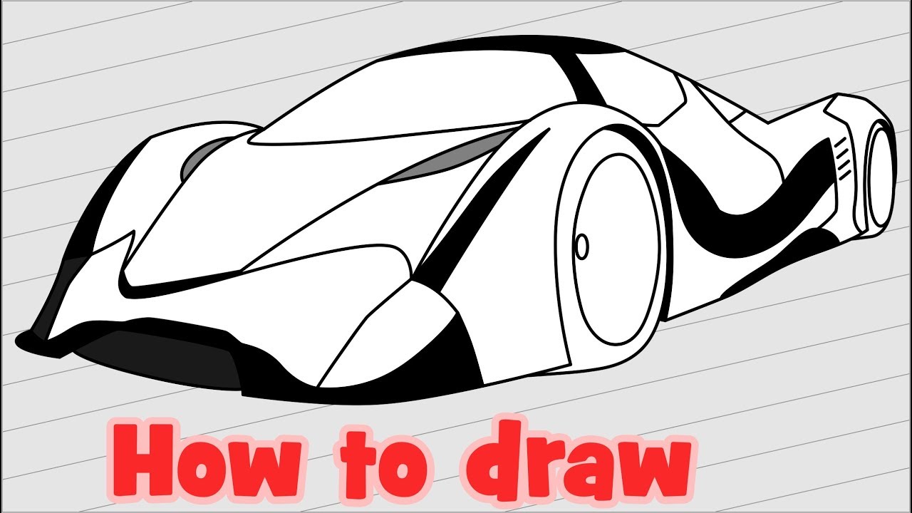 1280x720 How To Draw Devel Sixteen Hypercar