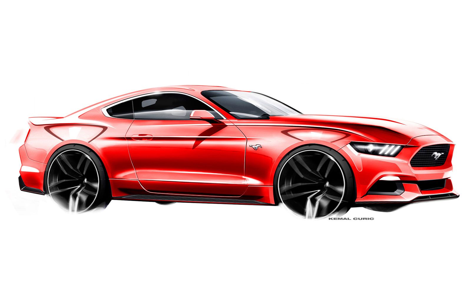 1600x978 Ford Mustang Design Sketch