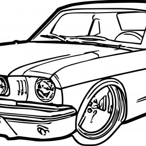 300x300 How To Draw A Ford Mustang Step