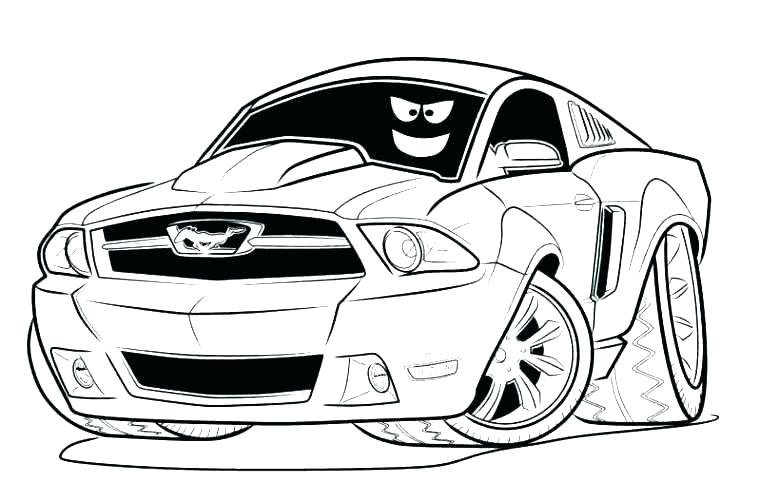 760x502 Ford Mustang Coloring Pages
