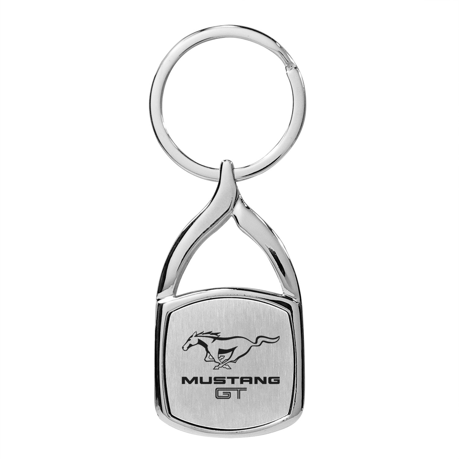 1500x1500 Ford Mustang Gt Chrome Flame Tip Key Chain Automotive