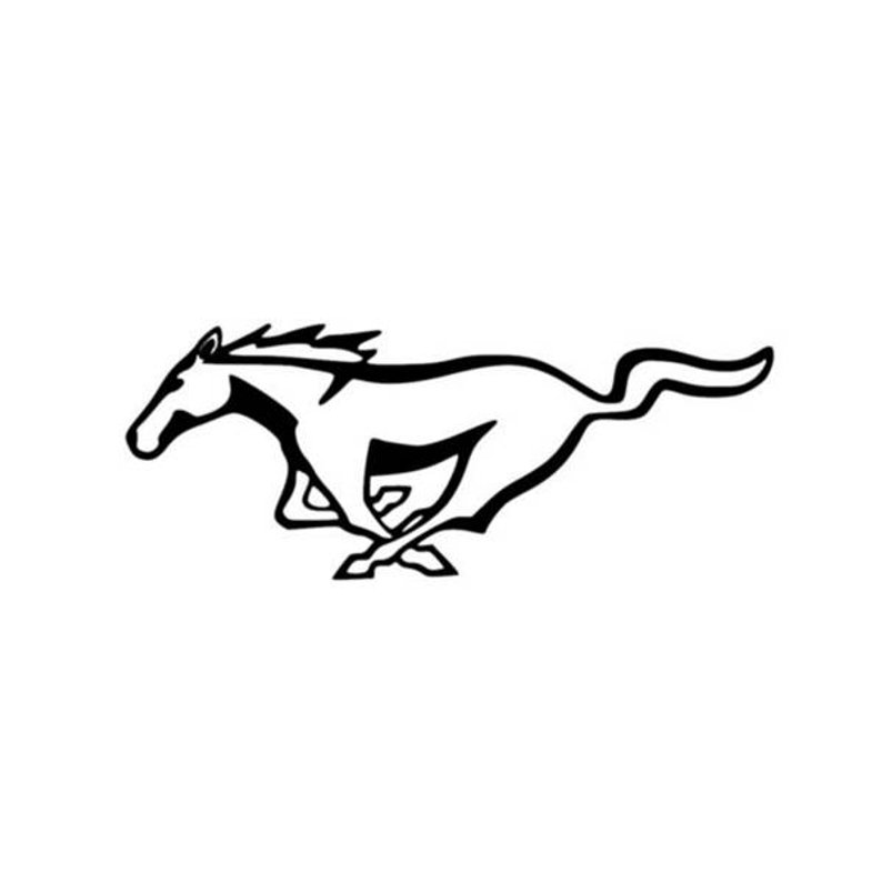 794x794 Ford Mustang Horse Emblem Outline Vinyl Decal Window Sticker Etsy