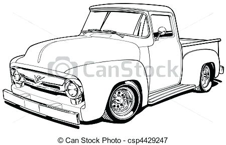 Ford Truck Drawings | Free download on ClipArtMag