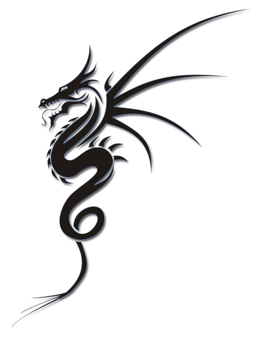 900x1176 Creative Tattoos Adorable Dragon Tattoo Ideas Tribal Designs