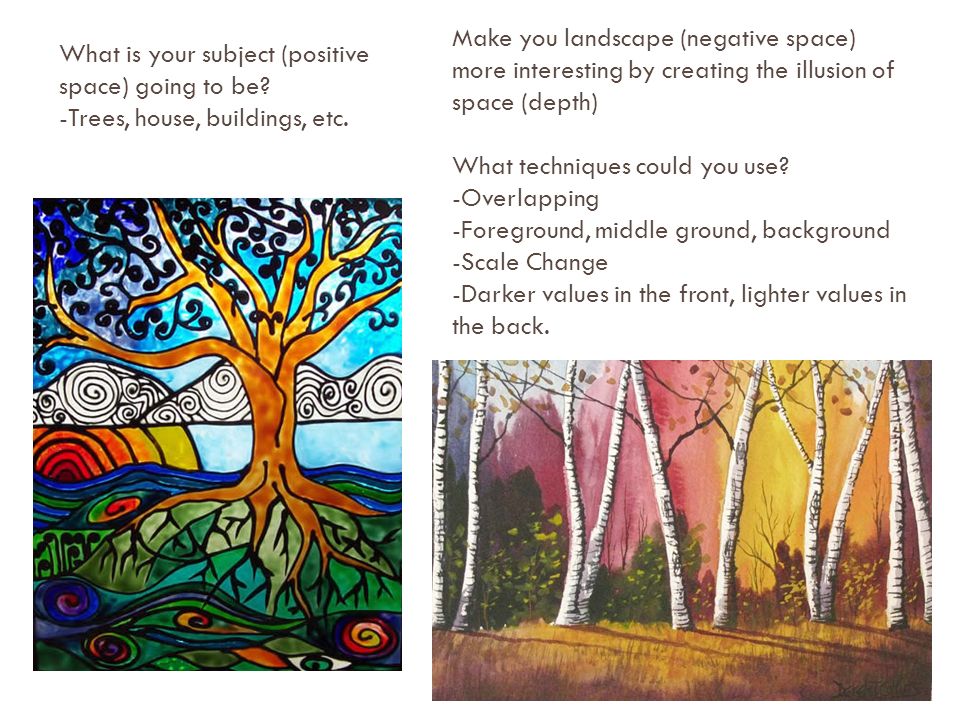 960x720 Watercolor Landscape Positive And Negative Space Mcmath Art Th