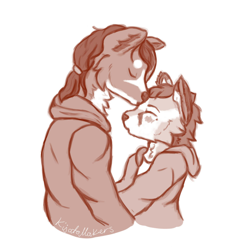 1024x1026 Forehead Kiss