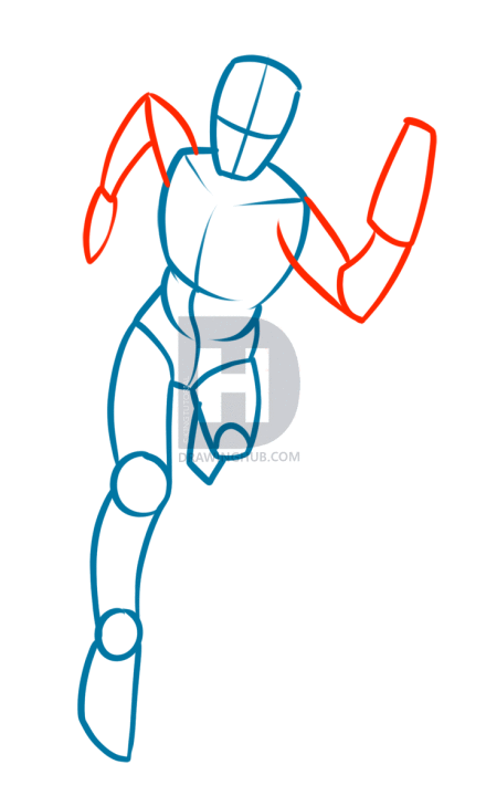 440x720 How To Draw Quicksilver, Avengers Step