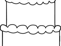 200x150 Birthday Cake Clipart Black And White Lovely Birthday Cake Cupcake