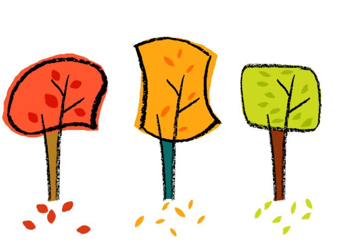 700x500 Draw Some Different Trees How To Draw Cartoon Trees, Drawings