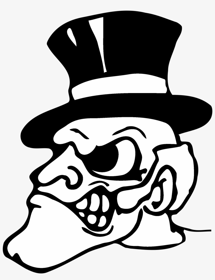 820x1068 wake forest demon deacons logo black and white