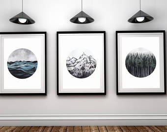 340x270 Set Of Forest Etsy