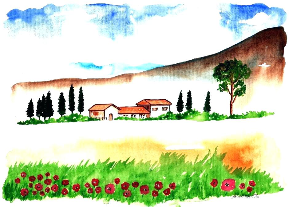 940x673 Landscape Drawing Ideas