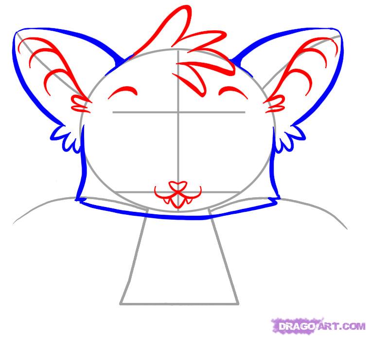 757x692 How To Draw A Cute Bat, Step