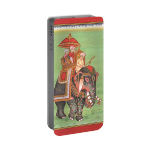 300x300 Rajput King Drawing Elephant Ride Forest Scene Miniature