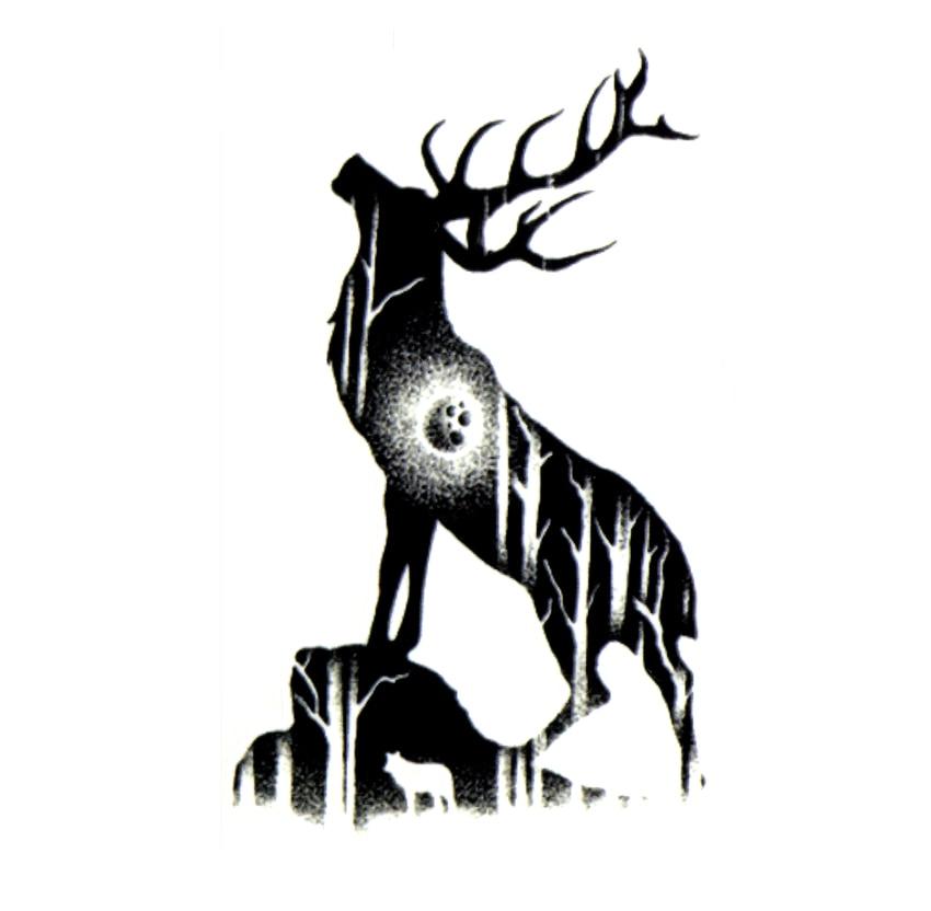 850x832 Elk Of The Forest Tattoo Inkaholik