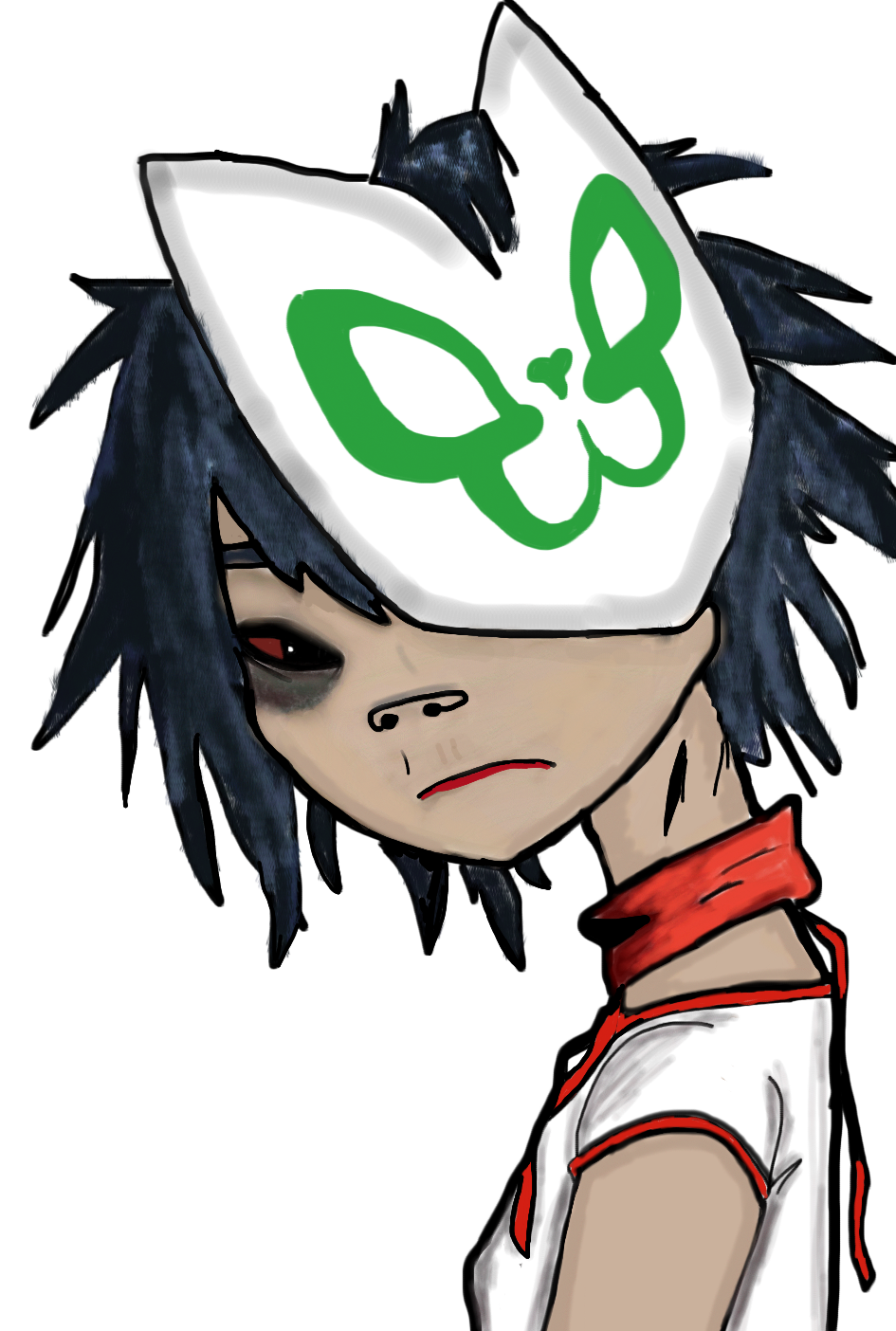 945x1404 i did a noodle drawing! it took me forever tho goril